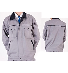 菏泽长袖夹克工作服套装